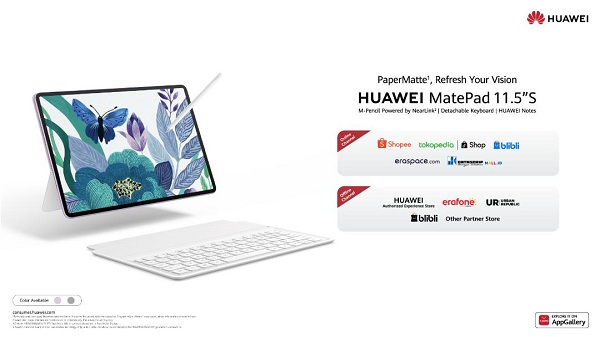 HUAWEI MatePad 11.5 S Siap Rilis di Indonesia dengan Layar&nbsp;Anti-Glare
