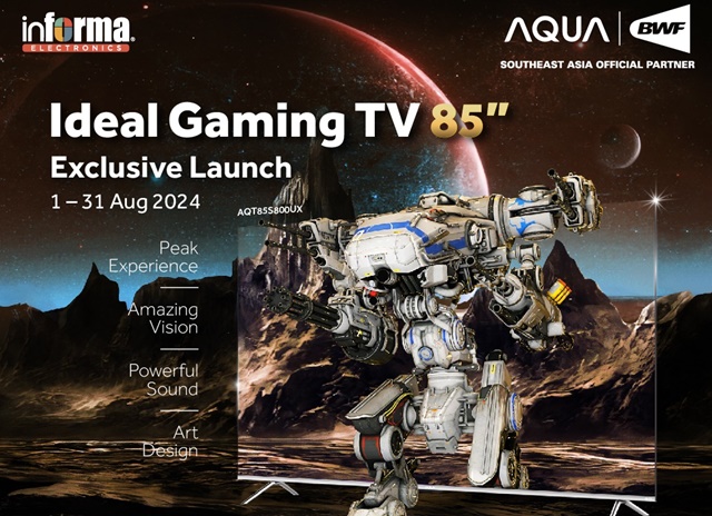 Moment HUT Kemerdekaan RI, AQUA Elektronik Promo TV Besar Di&nbsp;Informa