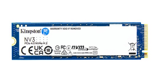 Kingston Rilis SSD NV3 PCIe 4.0 NVMe, Tawarkan Kapasitas Hingga 4TB dan Desain&nbsp;Ringkas