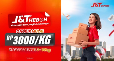 J&T Express Hadirkan J&T HEBOH ‘Kirim Paket Lebih Berat Lebih&nbsp;Hemat’